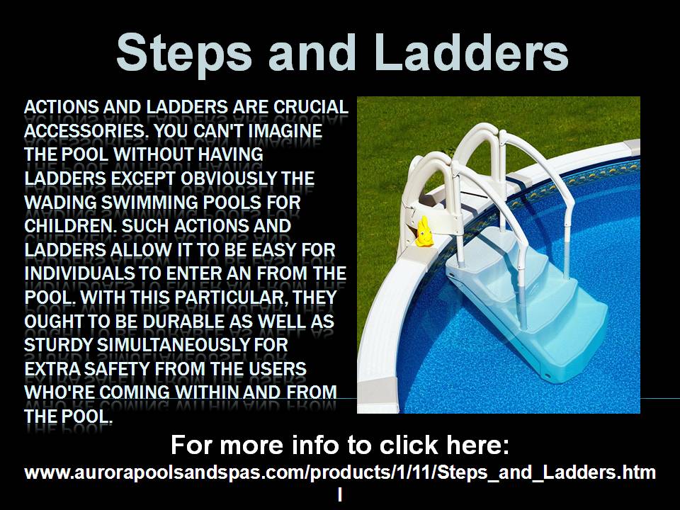 Steps and Ladders