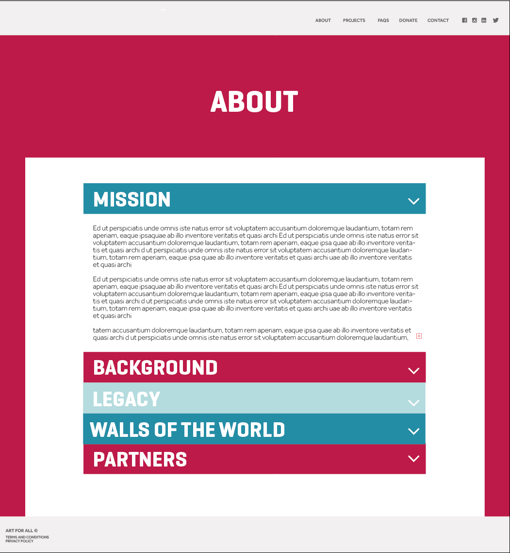 Website toggles