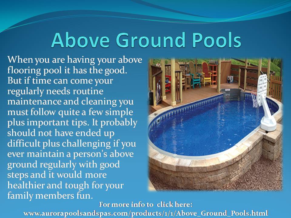 Above Ground Pools