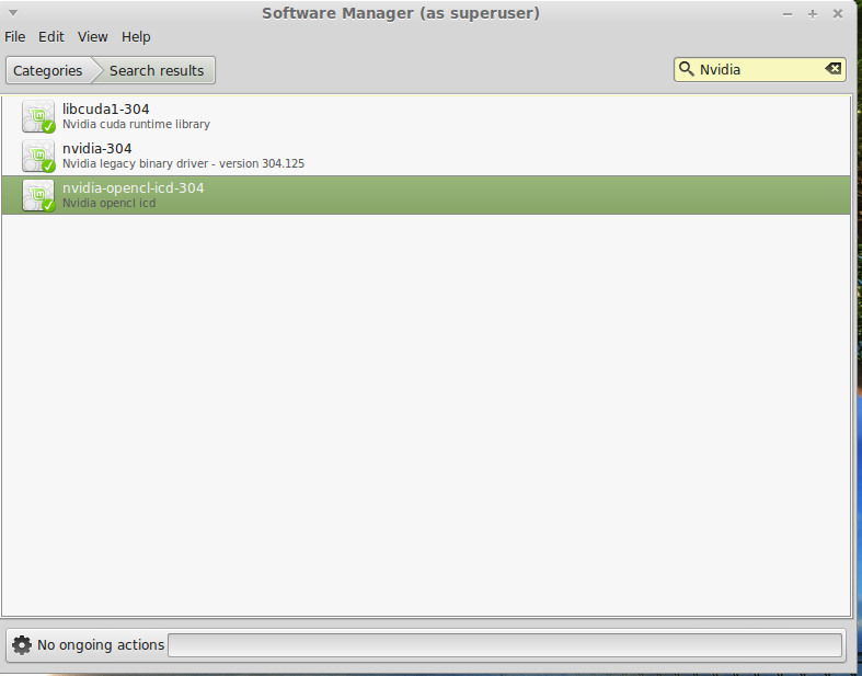 Installed Software