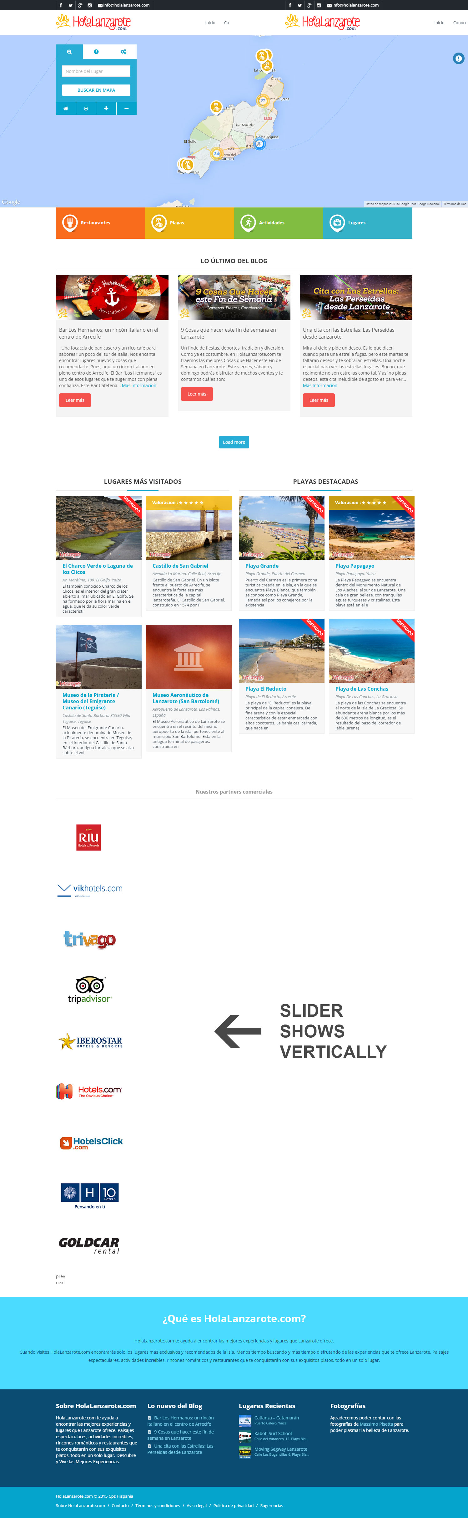Client slider conflict with blog latest