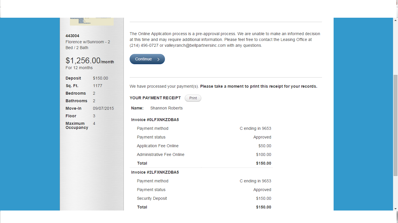 receipt