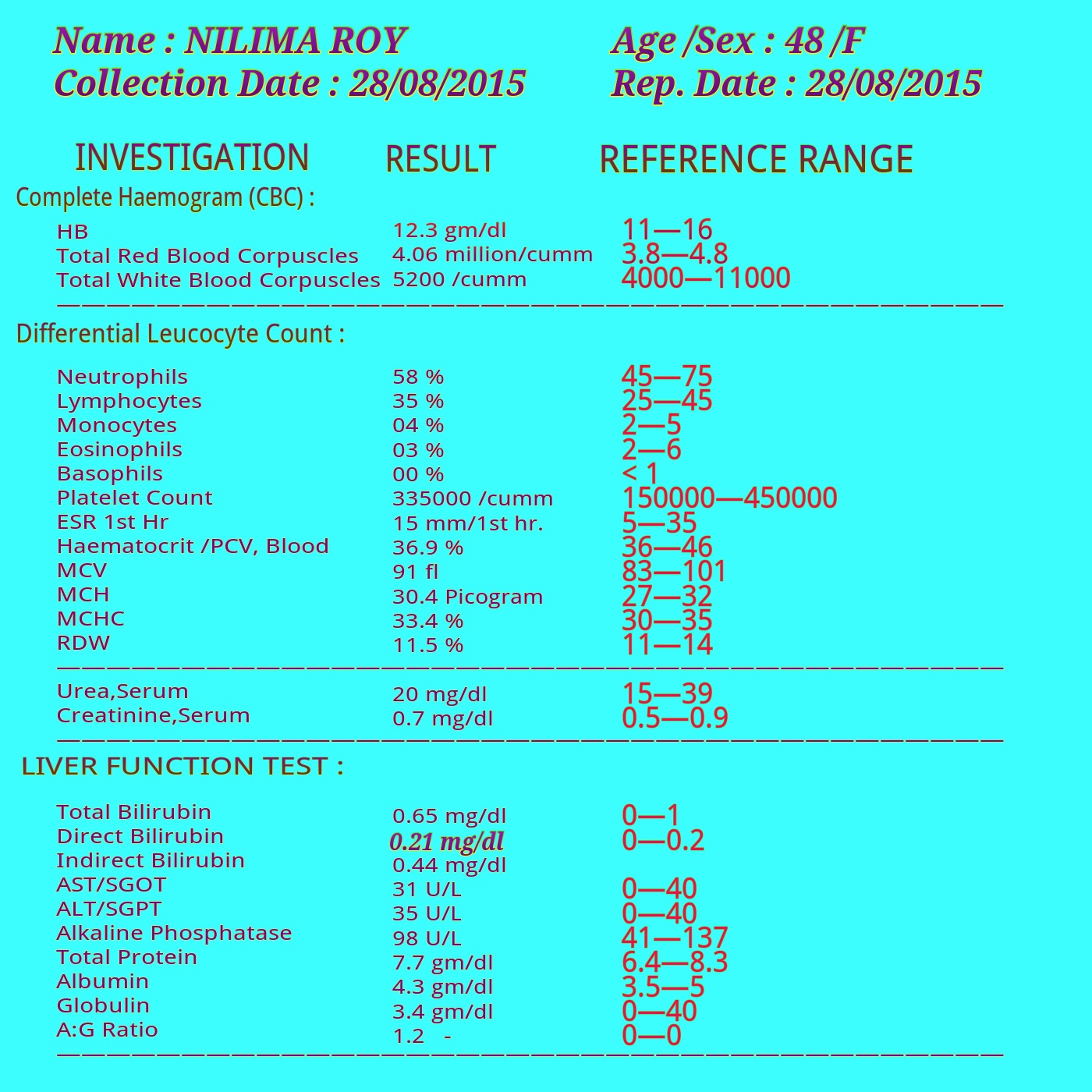 NilimaBloodReport