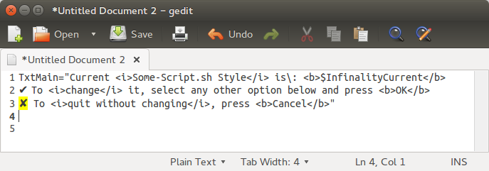 Gedit Styles