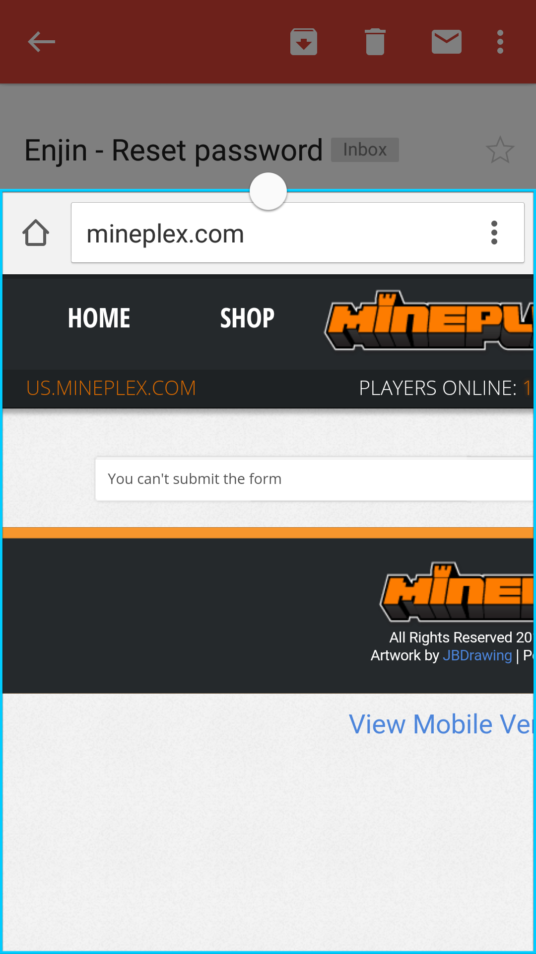 Appeal problems