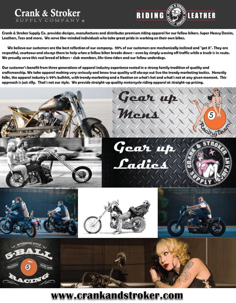 <p><a href="http://crankandstroker.com"><b>Denim Biker Jackets</b></a><br/>