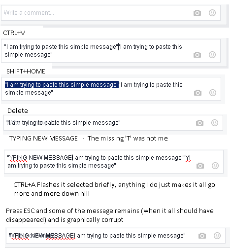 facebook pasting corrupt