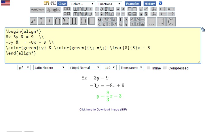 codecogs latex
