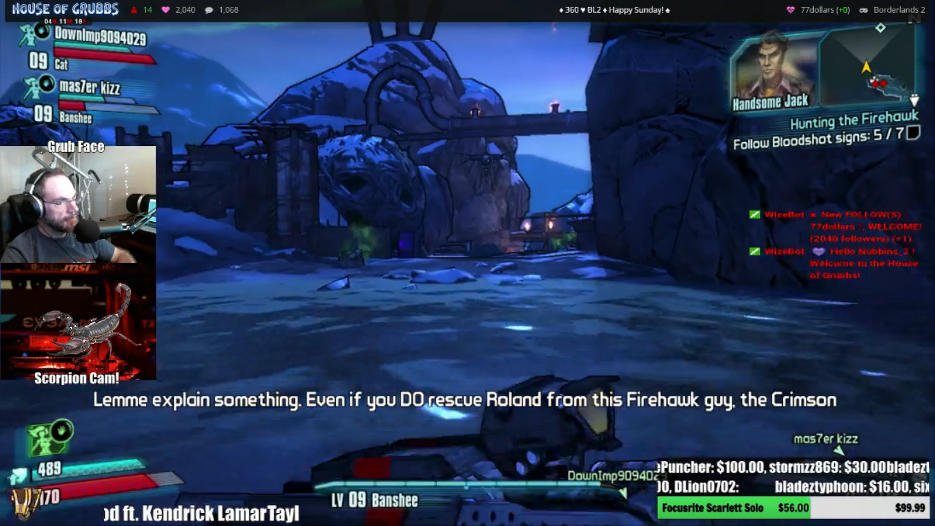Scorpion spotted!