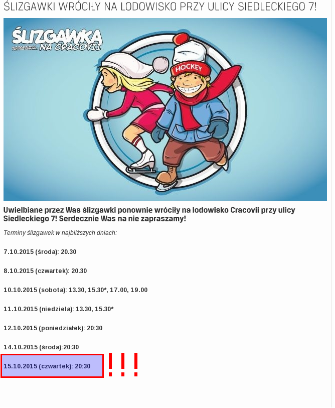 HURRA na łyżwach