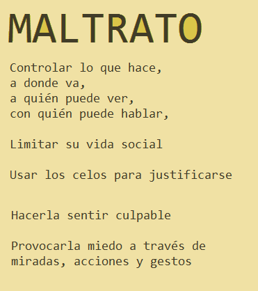maltrato