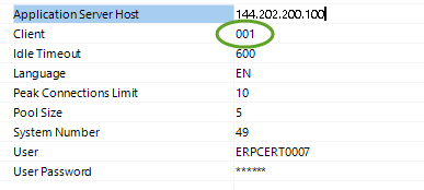 sap connection