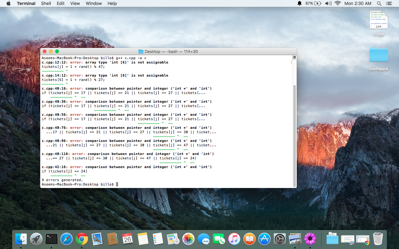 errors