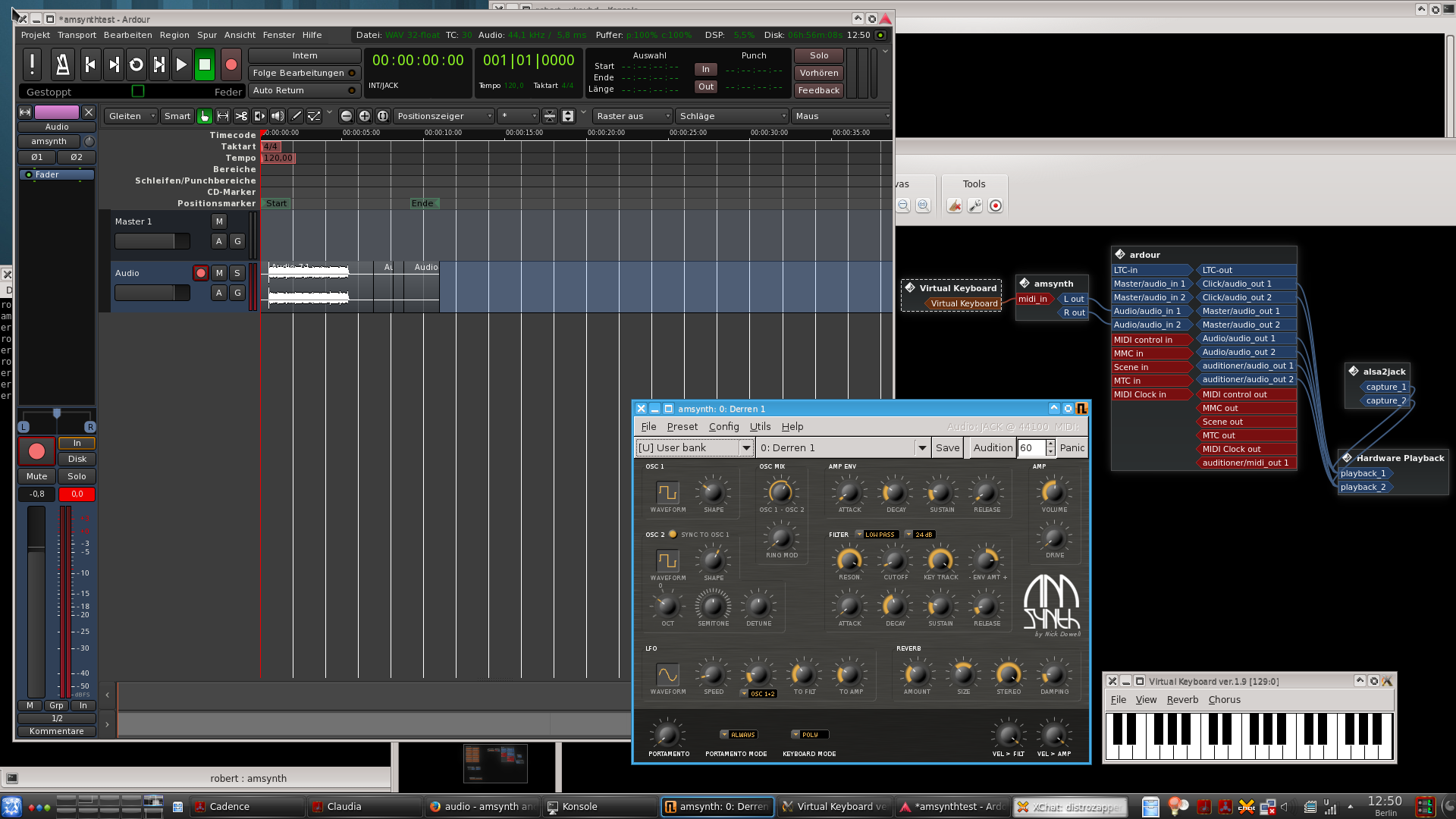 Ardour-Amsynth-Test