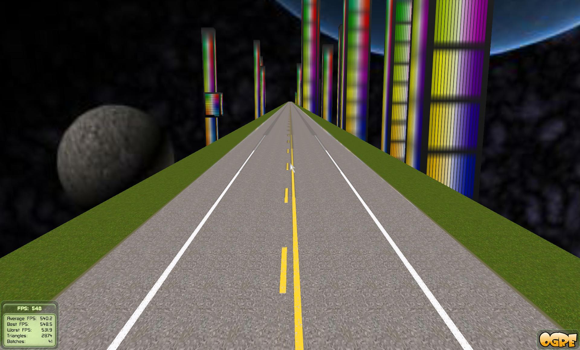 The road - why is the texture distorted