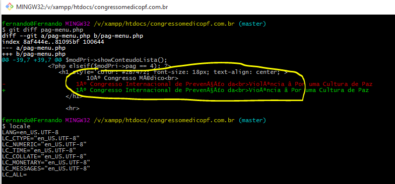 git encoding problem