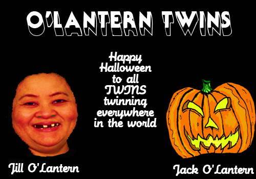 Twinning at halloween
