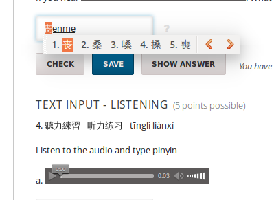 wrong pin yin