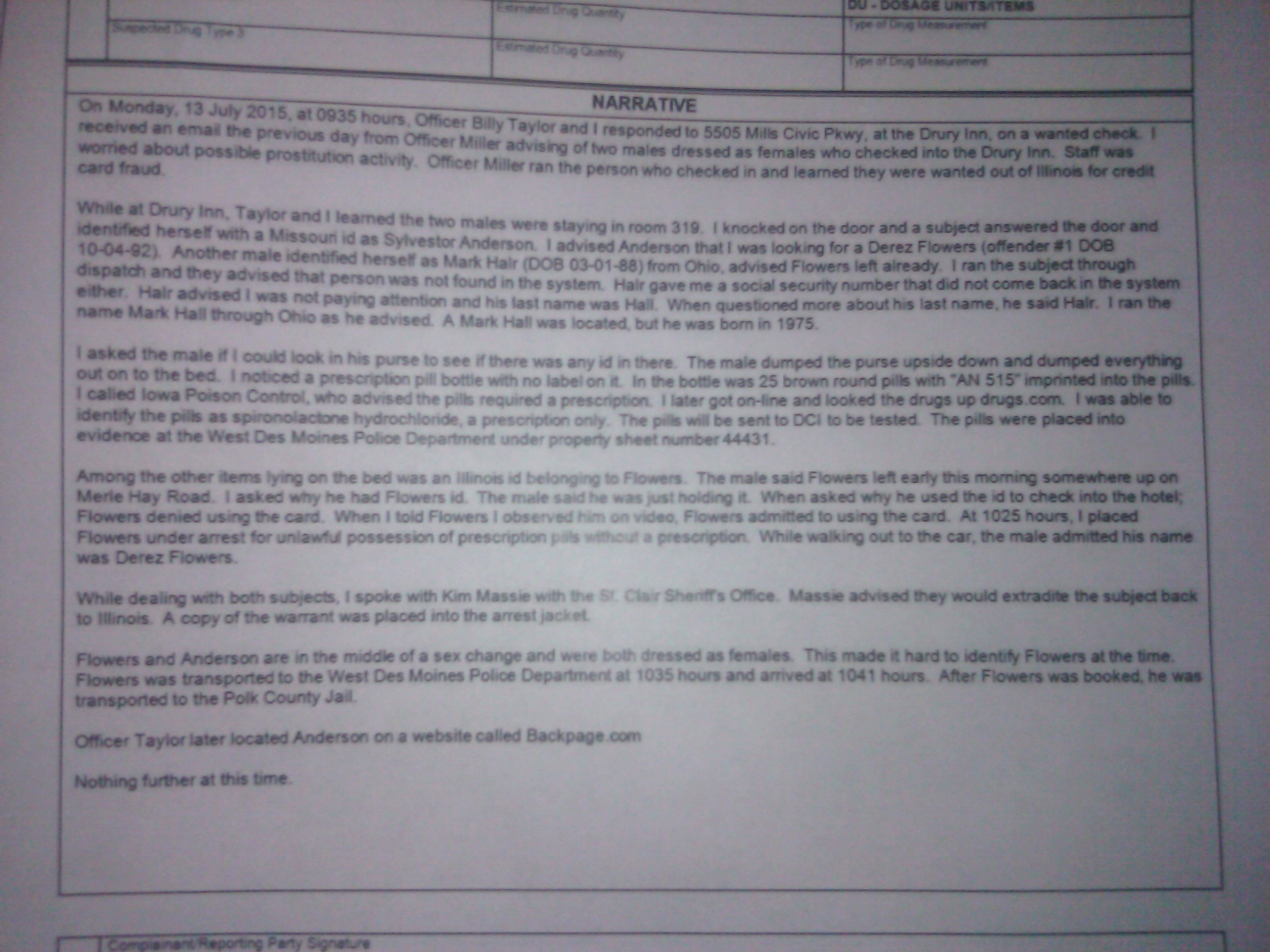 meagan taylor arrest report
