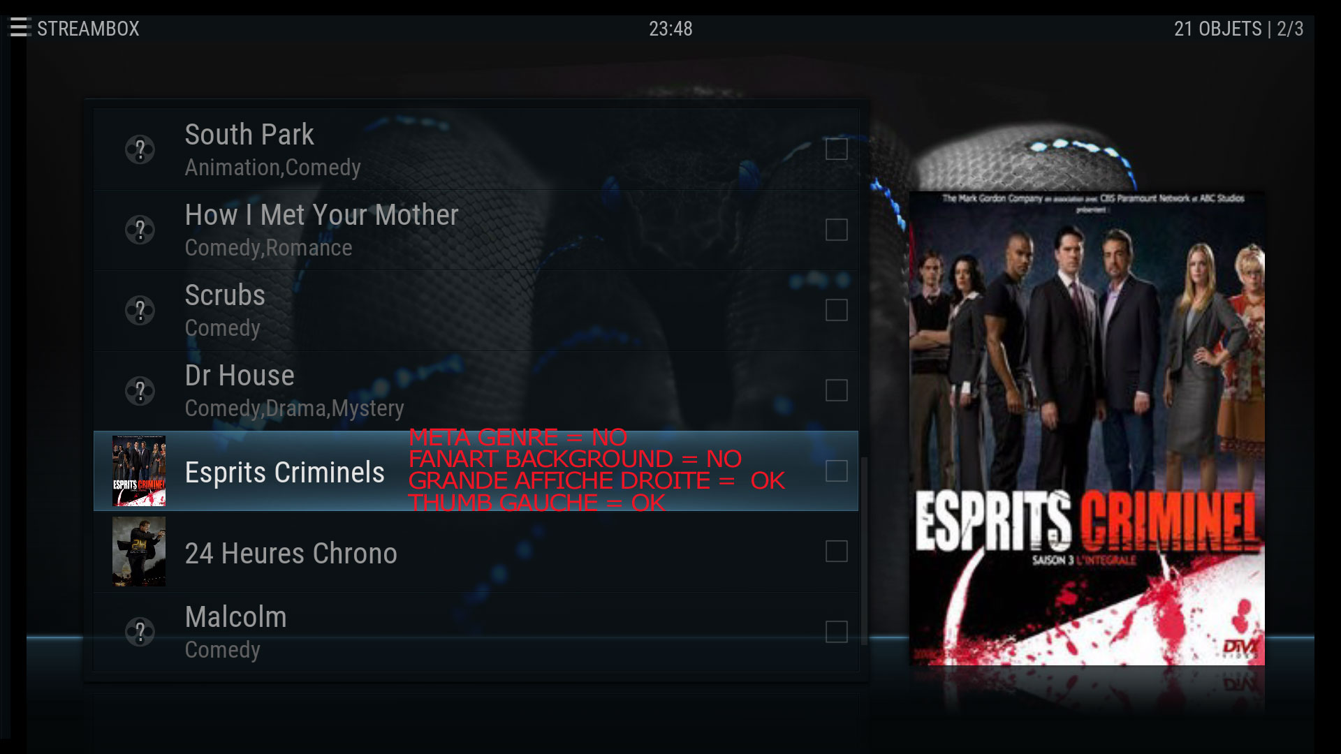 Screenshot Séries vStream