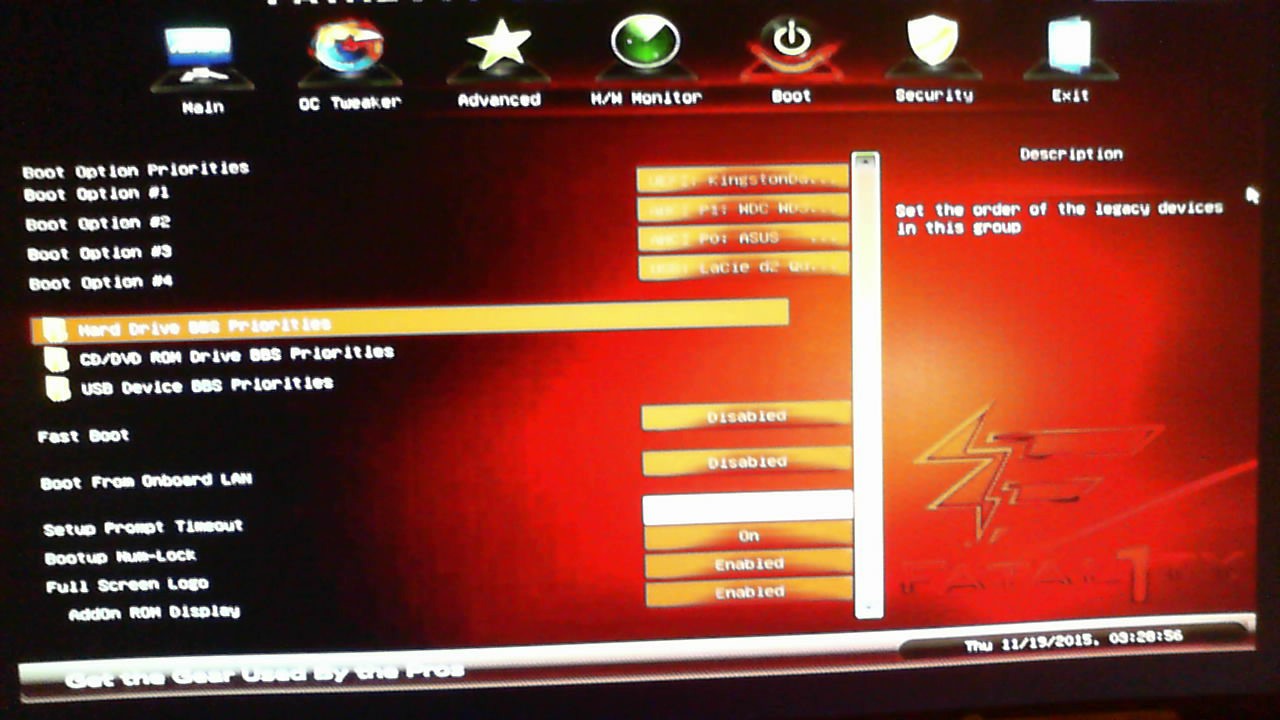 Legacy option