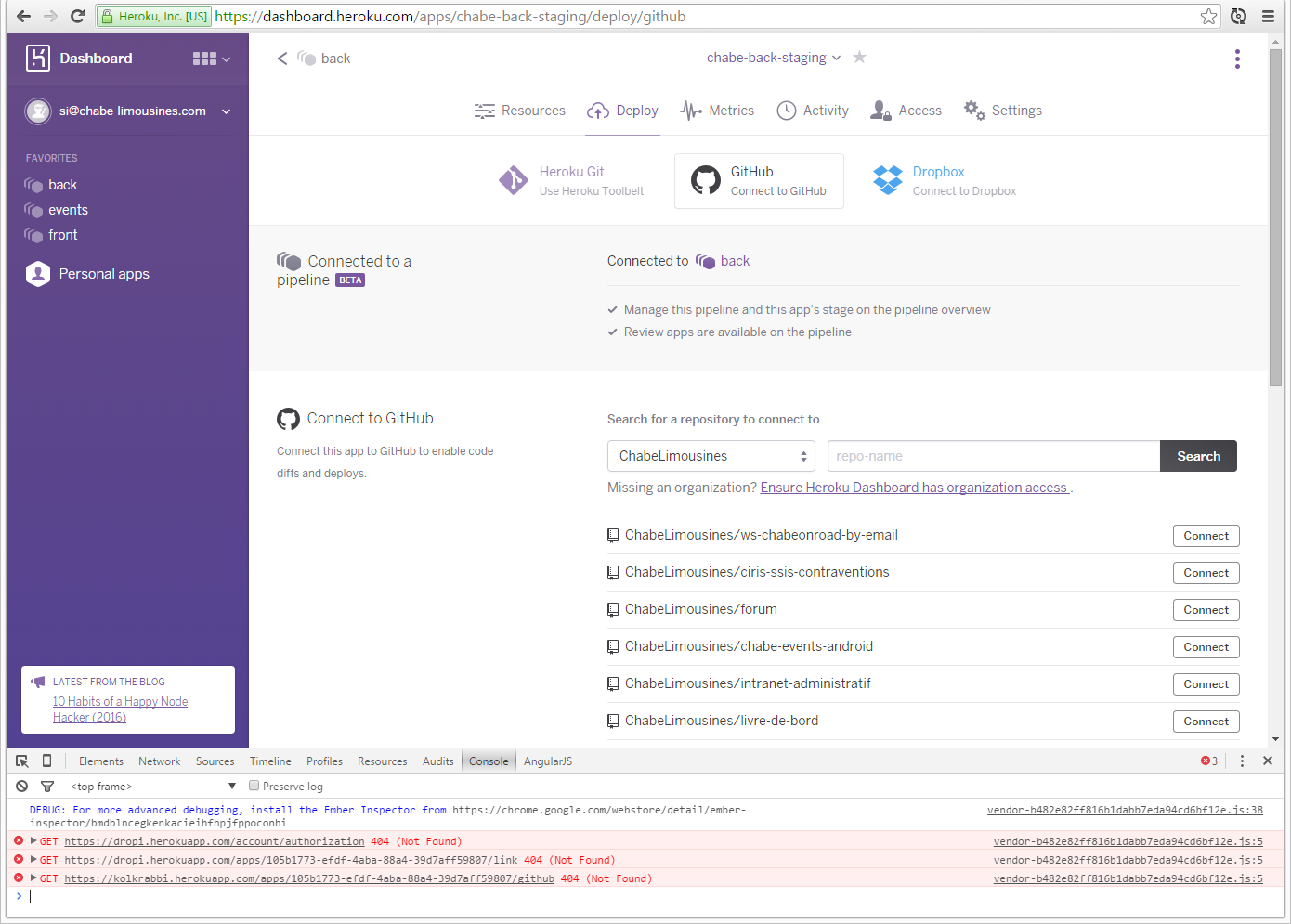 heroku_repo_not_found_console_errors.png
