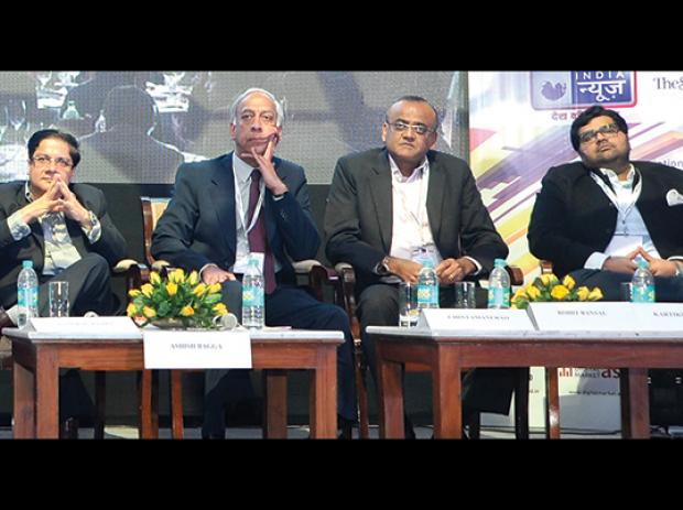 Kartikeya Sharma, Managing Director of iTV Network with Ashish Bagga, Rohit Bansal and Chintamani Rao