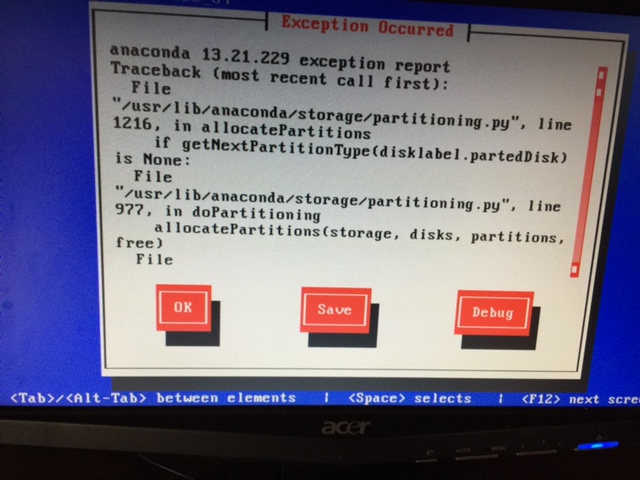 Install Error