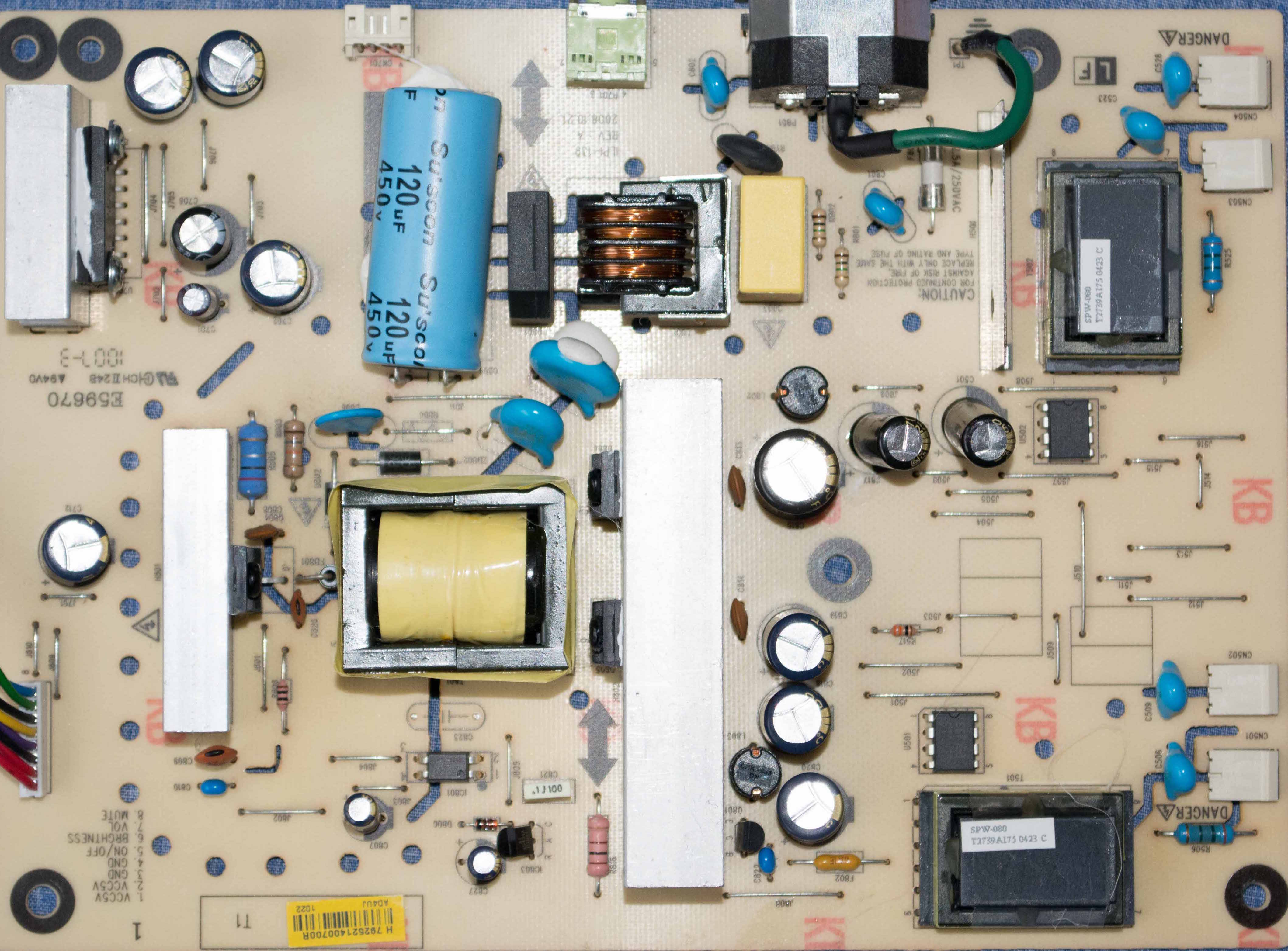 Power Board Top