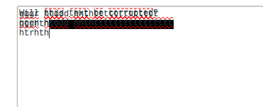 Corrupted text in firefox