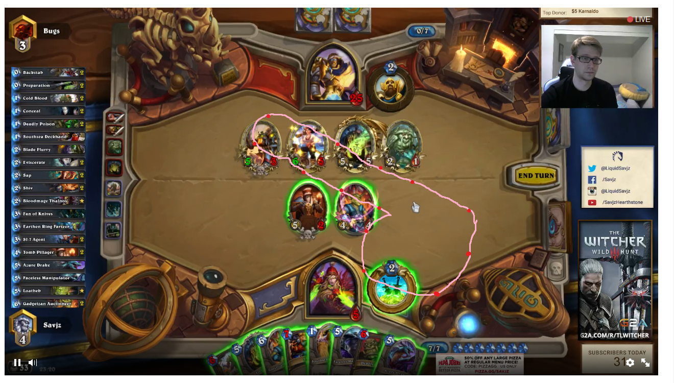 savjz clicking trace