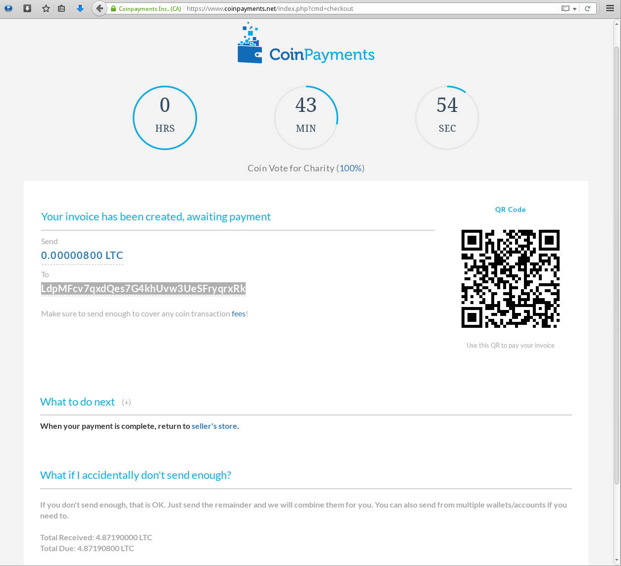 Coinpayments...need help