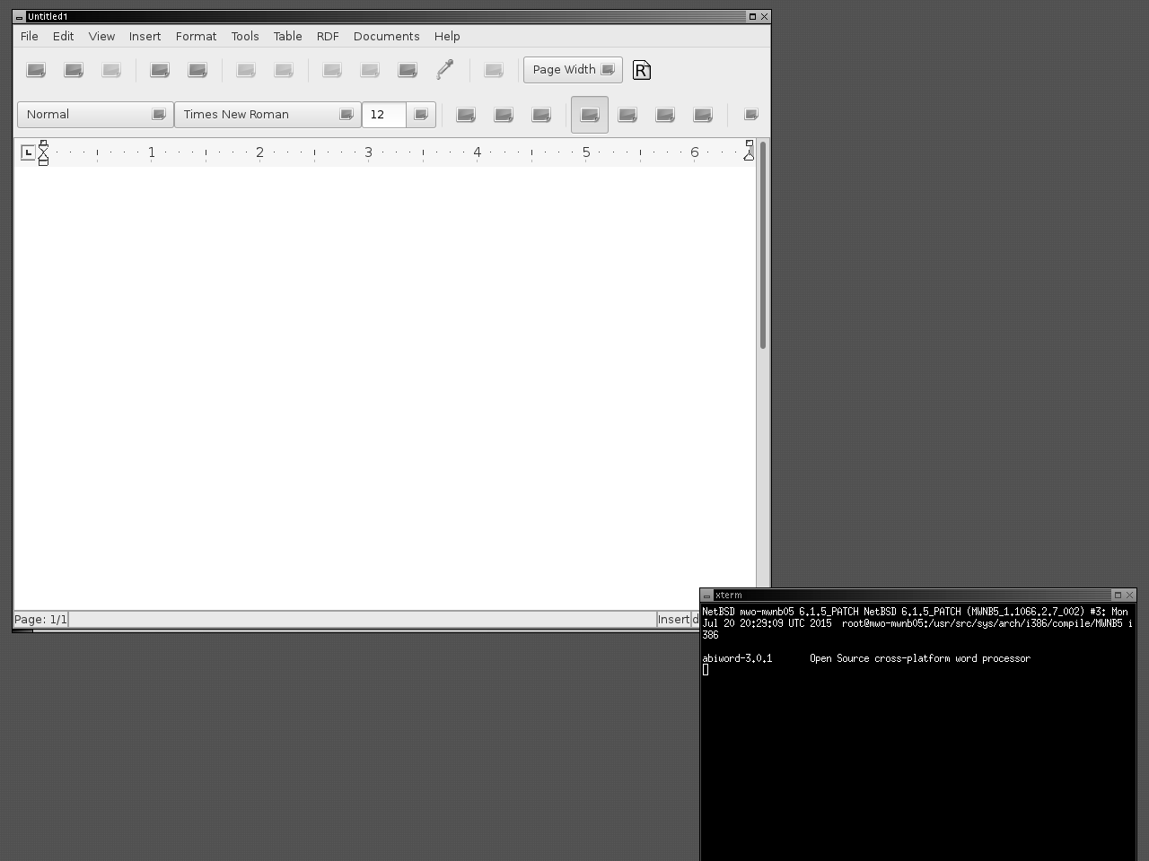 AbiWord Widgets