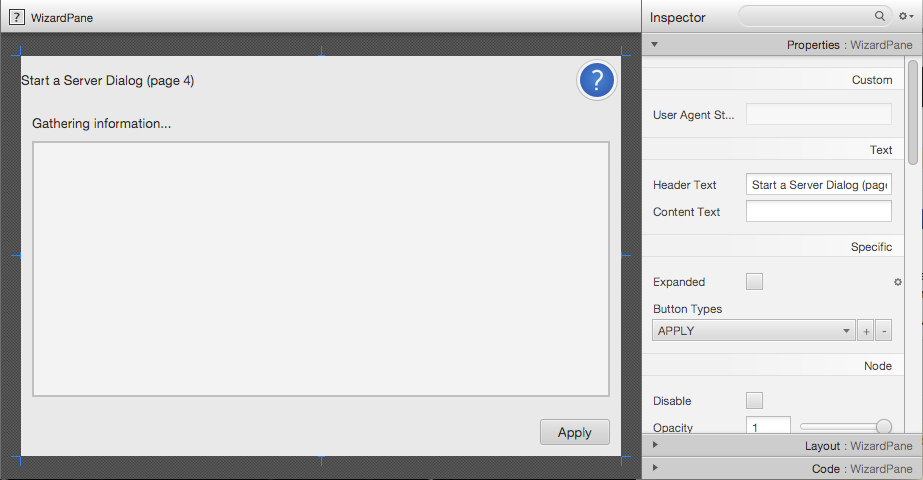 SceneBuilder8 UI