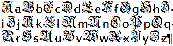 Aeterna Caps SSi Regular truetype font