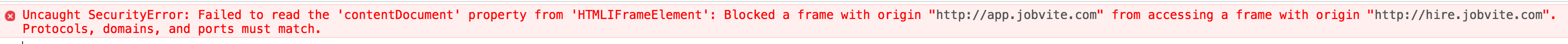 Jobvite error