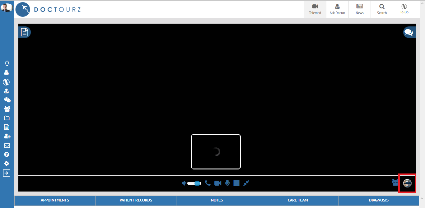Image Position of avatar in tile format.