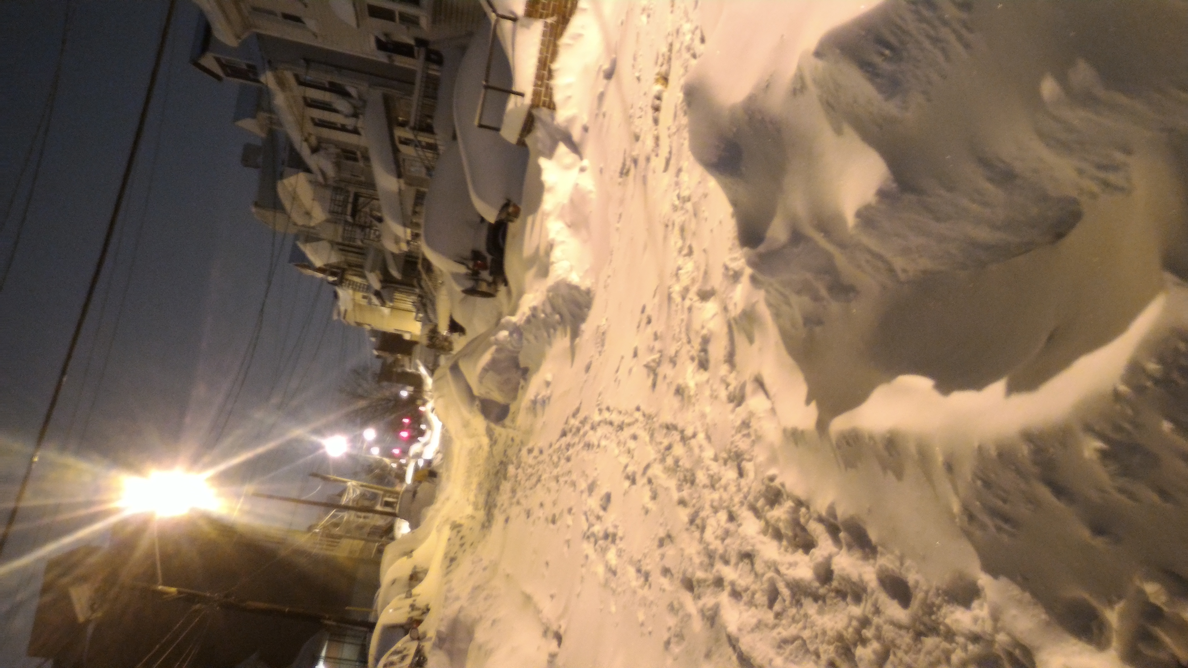 Snow in New York