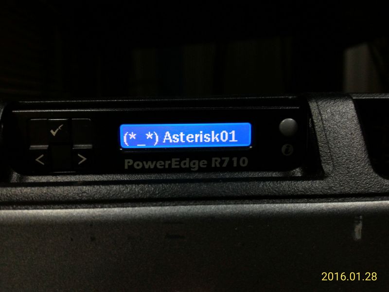 asterisk on Dell R710