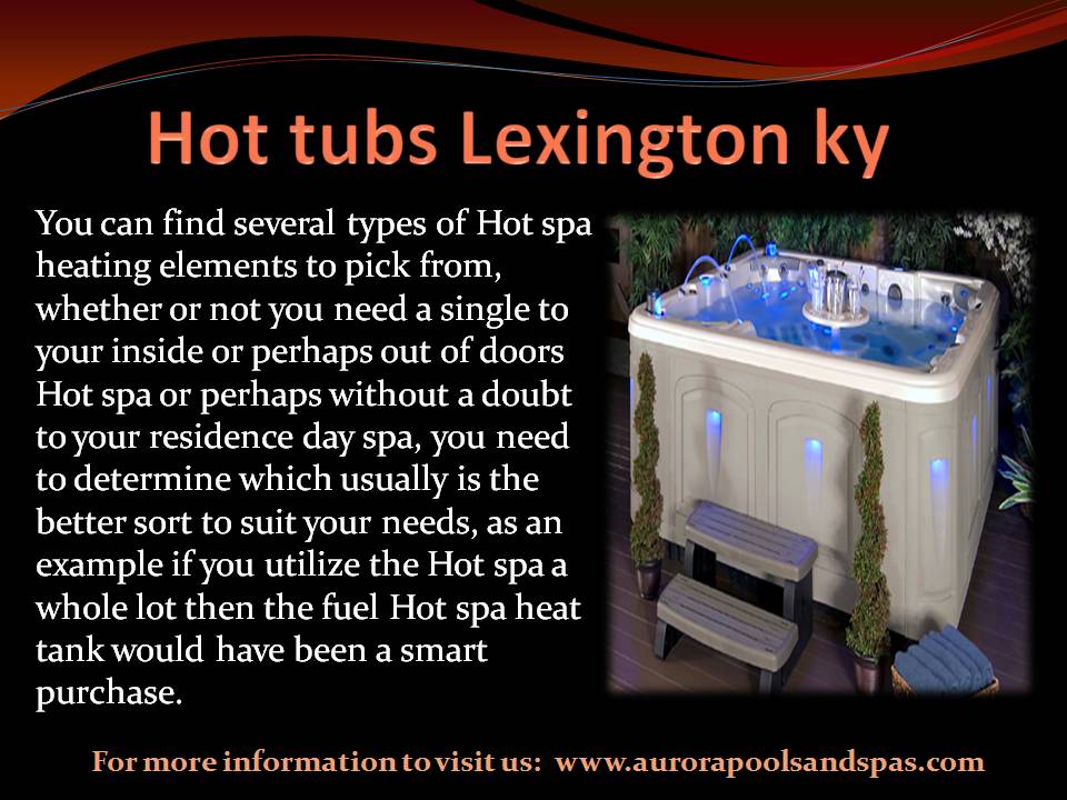 Hot tubs lexington ky