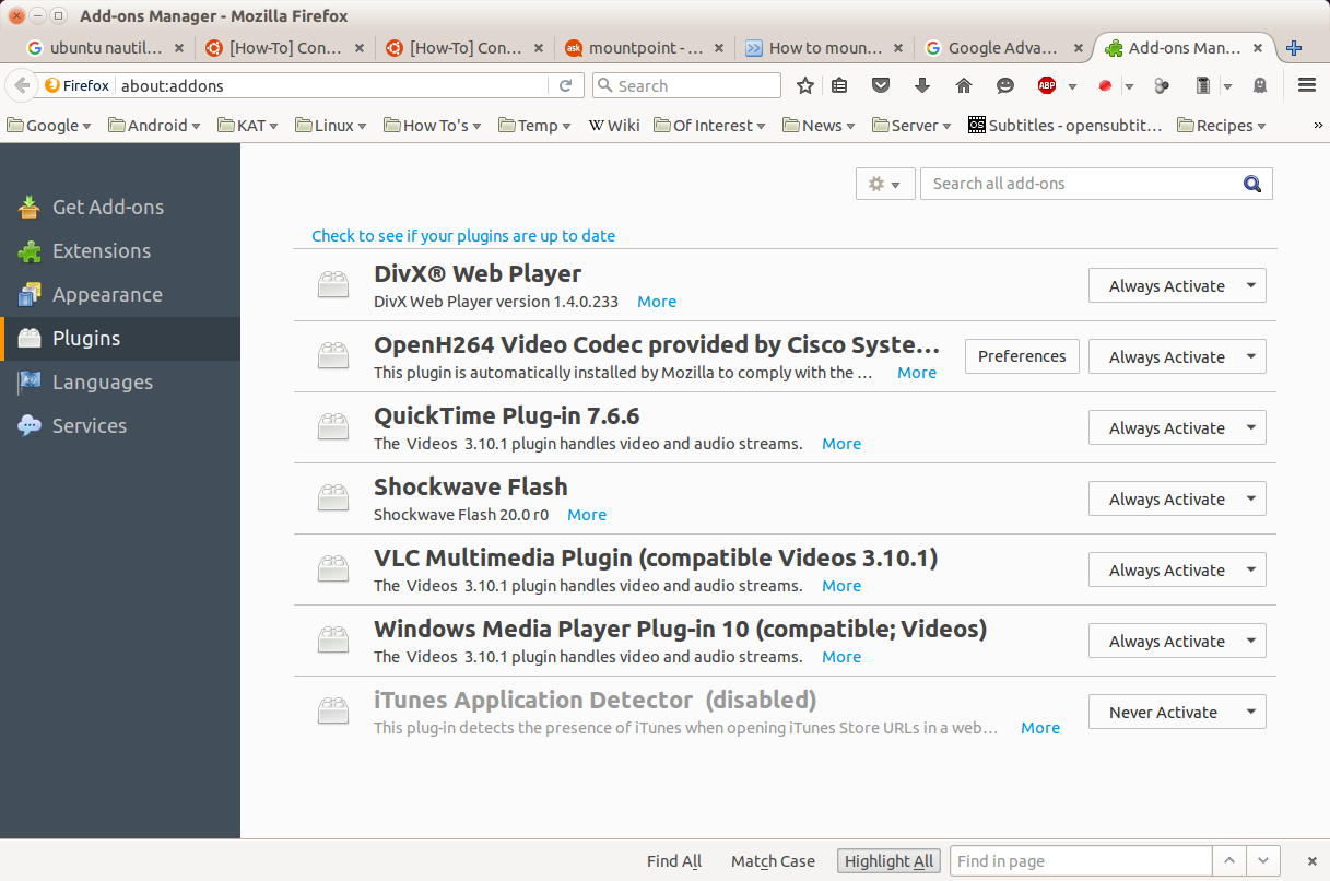 addon screenshot