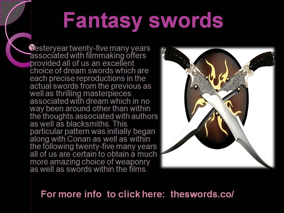 Fantasy swords
