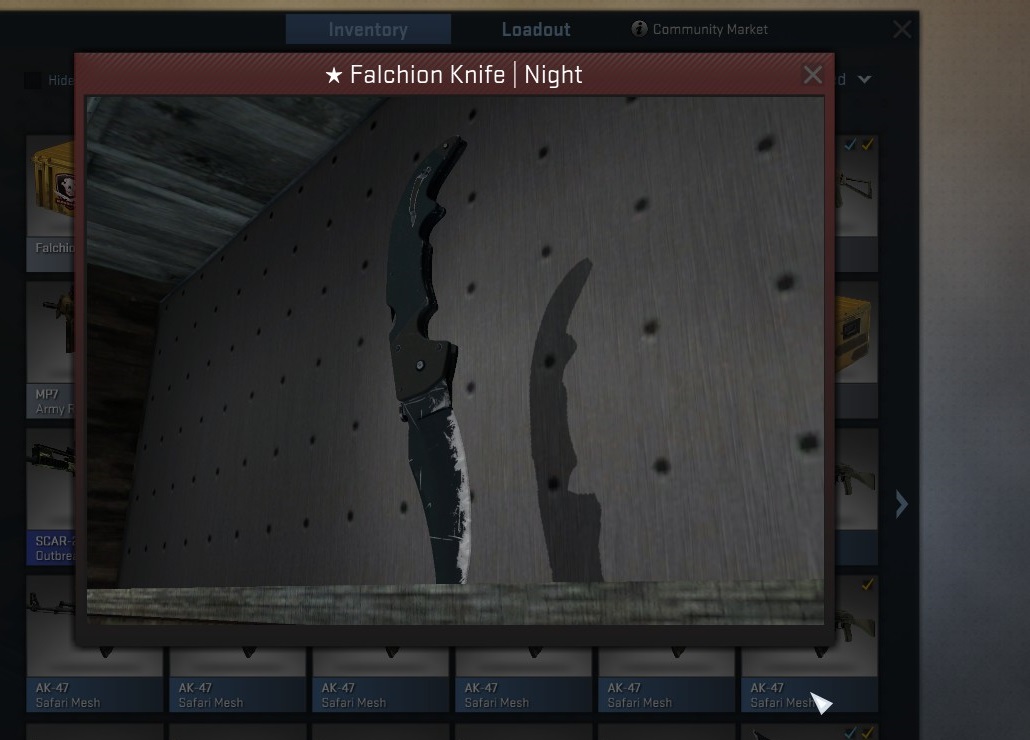 FT Falchion Knife Night