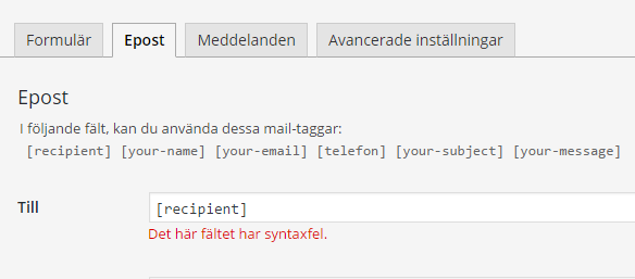 error