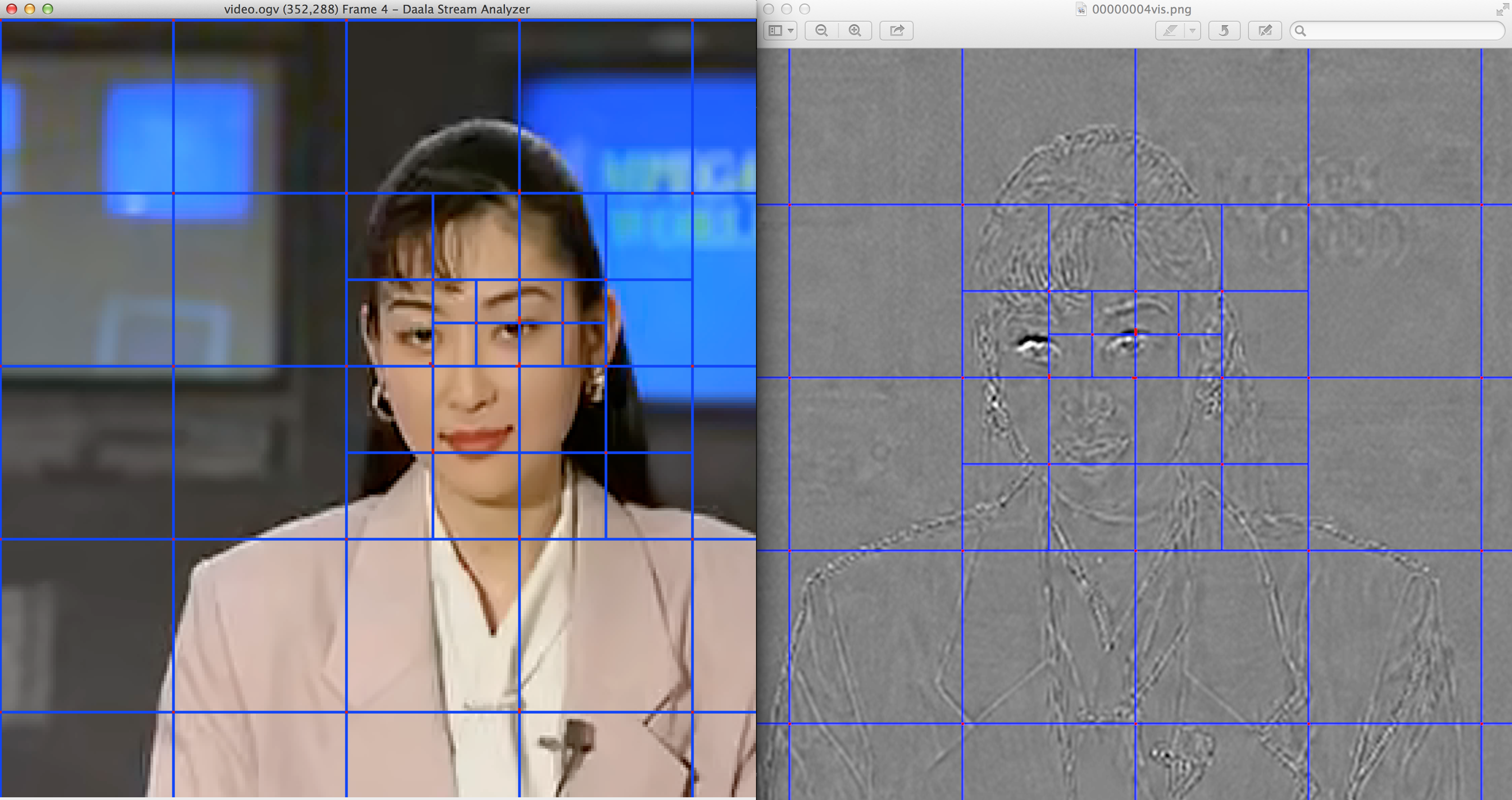 Daala Analyzer Motion Vector Prototype