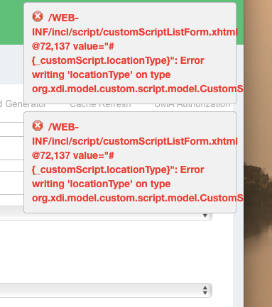 oxTrust Custom Scripts Error