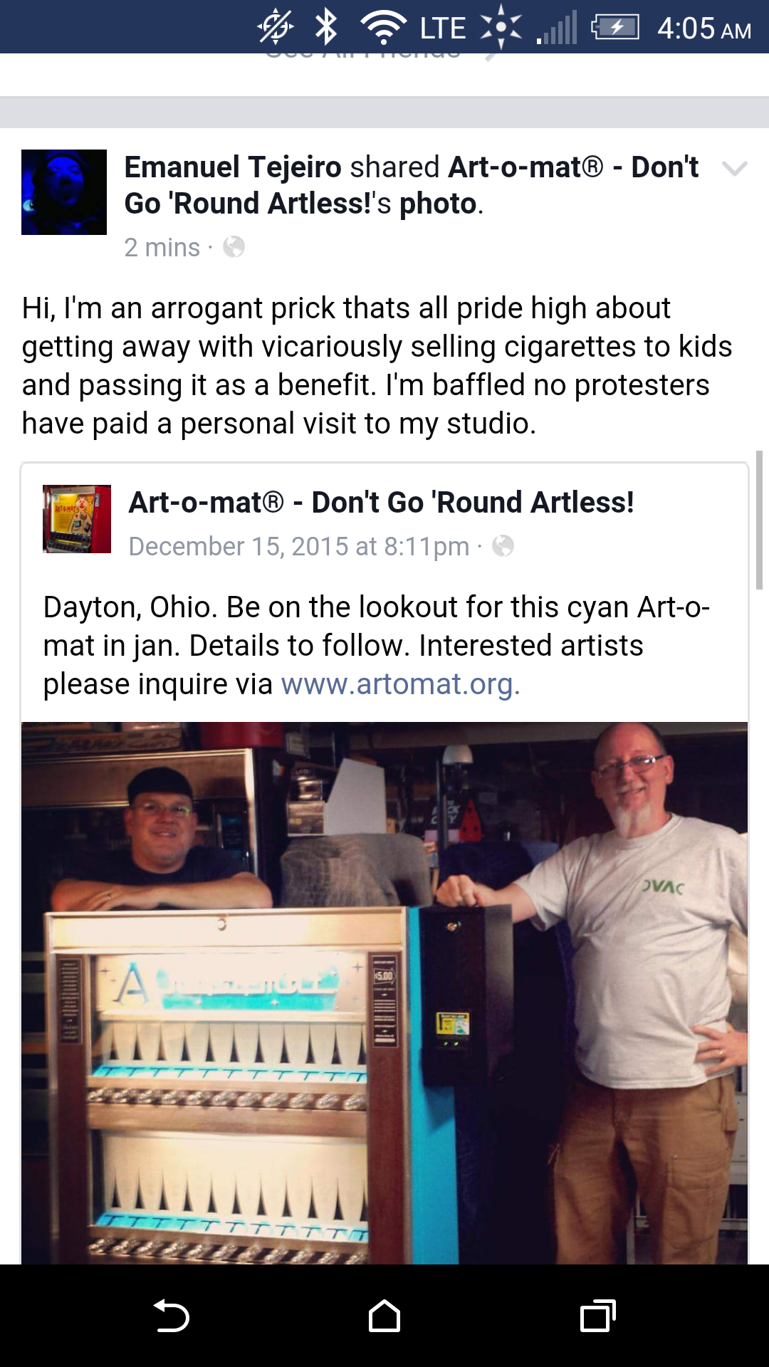 Art-O-Mat Exposed
