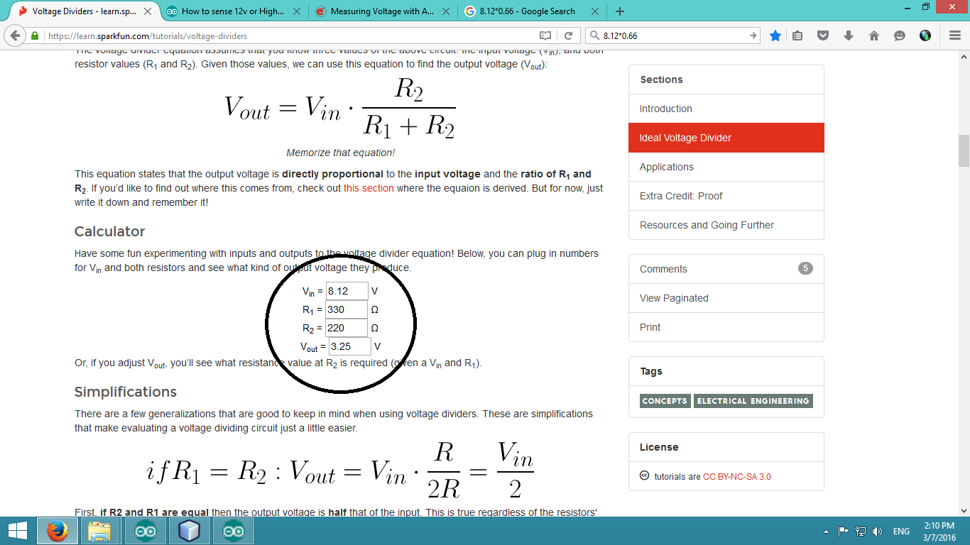 Your voltage calculator