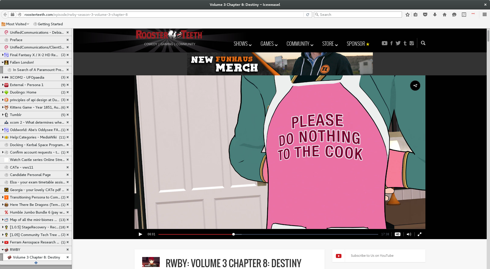 Ren's apron