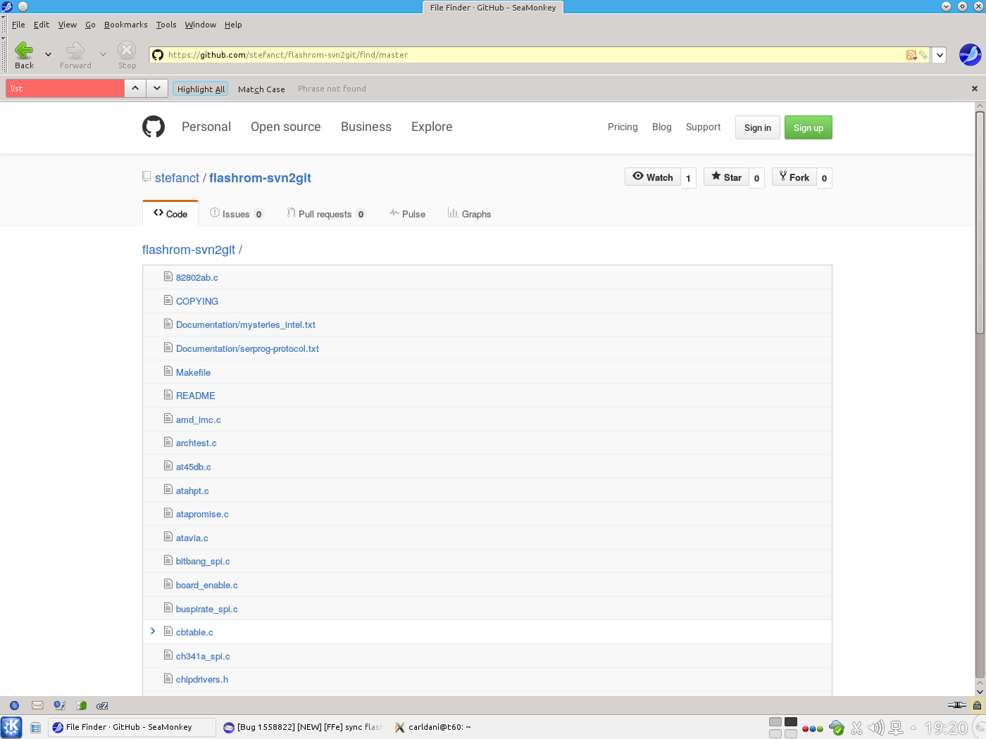 github screenshot